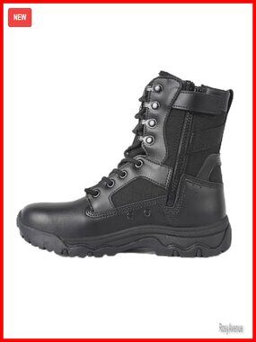 8-inch Tactical Boots Side Zipper Lightweight Breathable Water Resistant Combat